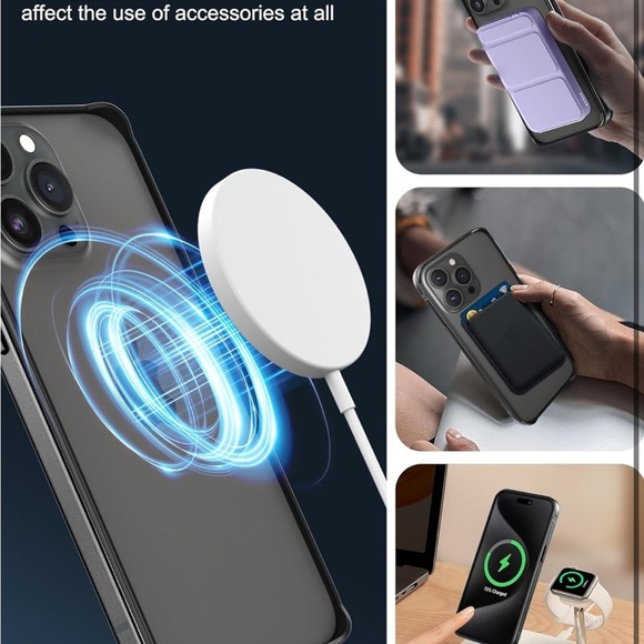 Slim Fit Metal Bumper Case for iPhone 15 Pro Max 6.7 inch (038) - Picture 4 of 5